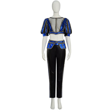 Six The Musical Catherine Parr Cosplay Crop Stage Performance Costume Becostume